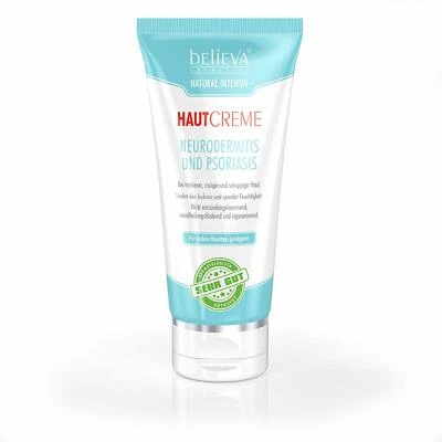 BELIEVA COSMETICS Believa Natural Crema Intensiva para la Piel - Dermatitis atópica % Psoriasis Crema para el Cuidado
