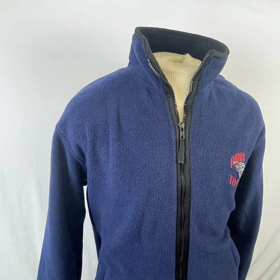 Chaqueta polar con cremallera Iron Knight Athletics para hombre azul Tennessee Titans mediana Foto 2 de 4