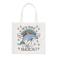 Delphine Sind Magische Regular Tragetasche Lustig RegenböGen Schulter Shopper