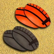 2 Pairs Polarized Lenses Replacement for-Costa Del Mar Brine-Red Copper Brown