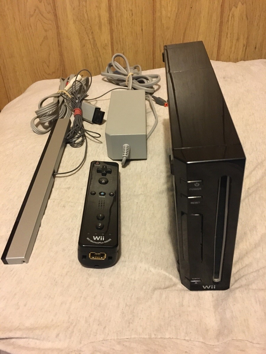 BLACK NINTENDO WII PLEASE READ DESCRIPTION BEFORE BUYING | eBay