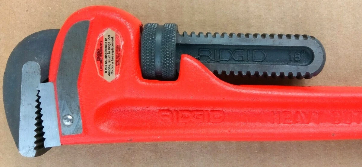 Ridgid 18 clearance pipe wrench