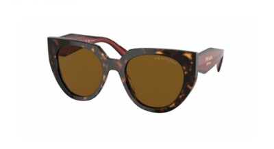 Prada PR 14WS 2AU-5Y1 Tortoise Brown Polarized Gradient 52mm  display picture 3