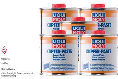 5x Liqui Moly Kupferpaste Copper Paste Schmiermittel Korrosionsschutz 250g