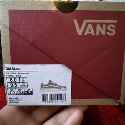 Size 8 - VANS Old Skool Color Theory - Atmosphere