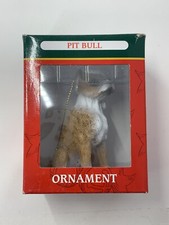 NEW SEALED - Kurt S Adler Pitbull Christmas Ornament 2.5" Tall