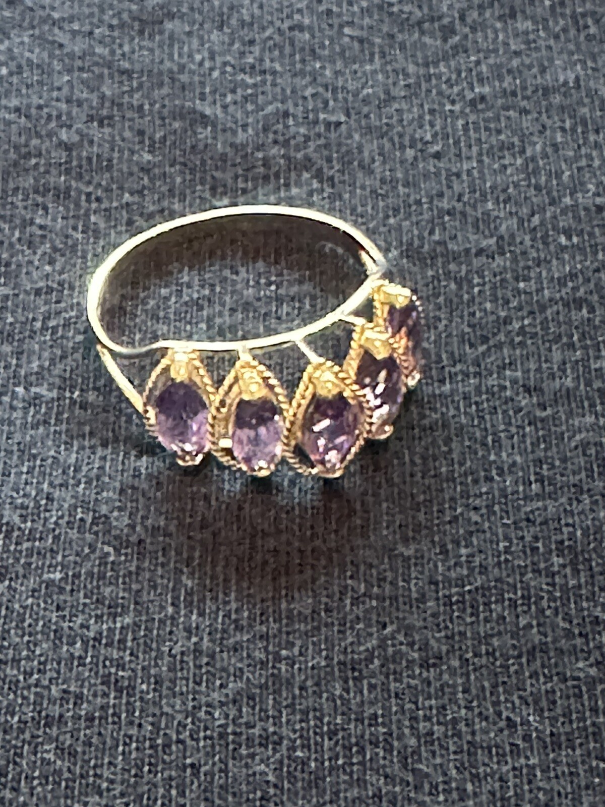 Amethyst Ring Size 7 - image 1