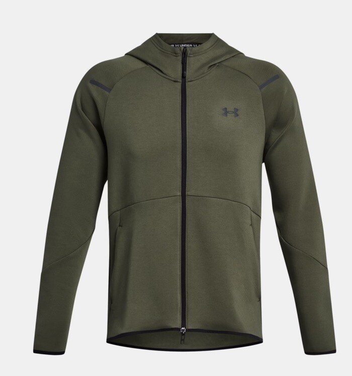 Under Armour モスグリーンフルジップジャケット Under Armour Unstoppable Fleece Full Zip Hoodie Mens 4XL Green