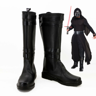 Star Wars 7:The Force Awakens Dark Jedi Kylo Ren Shoes Cosplay Men Boots