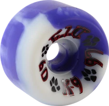 Dogtown K-9 Skateboard Wheels 60mm x 97a - Purple / White Swirl (Set of 4)