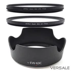 Sun Visor EW-63C + UV + CPL Filter 58mm for Canon EOS EF-S 18-55mm IS STM