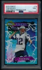 2015 Topps Finest Tom Brady #TB 1995 Topps Finest Throwback Refractor PSA 9 Mint