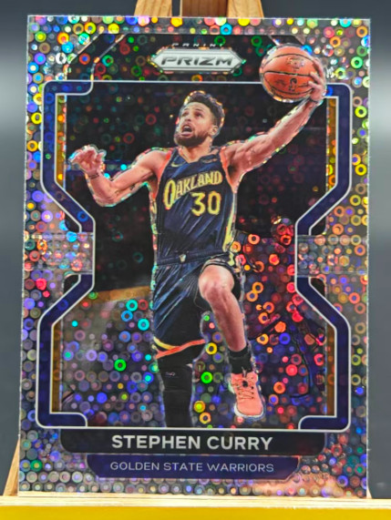 Stephen Curry 2021-22 Panini Prizm Basketball Silver Disco Warriors #154