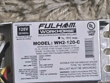 Fulham WH2-120-C Koń roboczy 2 Fulham 120v Fluorescencyjny statecznik elektroniczny