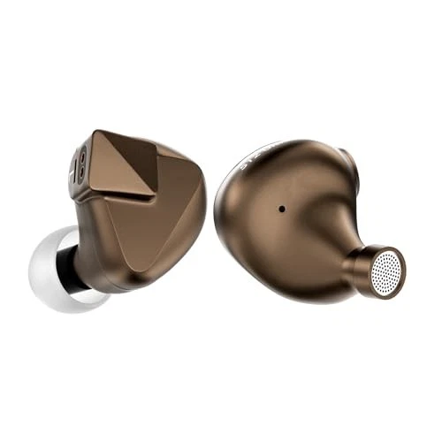 LETSHUOER S12 Ultra HIFI Wired Earphones 14.8mm In-Ear Mocha shuoer - Image 3 of 4