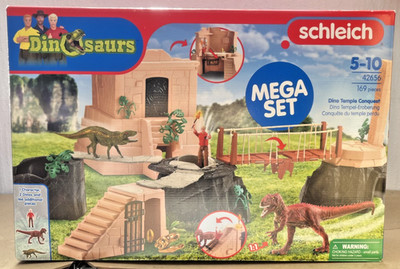 Schleich 42656 Dino-Tempel Mega-Set Dinosaurs 169 Teile Flynn Schatz 5+ Neu OVP