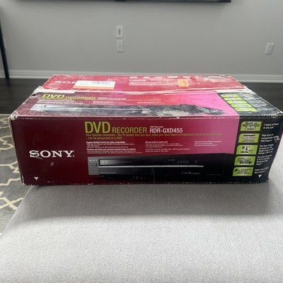Sony RDR-GXD455 DVD Recorder Player HDMI Upscaling with remote  DVD+RW +R -RW 
