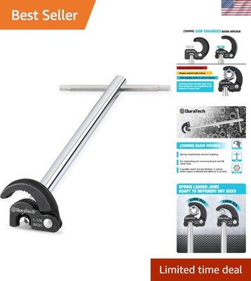 Basin Wrench Sink Wrench Adjustable Tap Nut Spanner for Plumbing Repairs