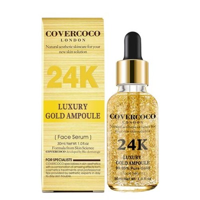 24K Gold Serum Anti-Aging Falten Hautpflege Feuchtigkeitszusatz 30ml
