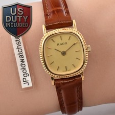 Nuova Batt&Belt. Orologio da donna vintage Rado 204.3611.2 quadrante oro quar...