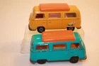 2 Vintage 1970 Matchbox Lesney Superfast Volkswagen VW Camper Dormobile #23 Vans