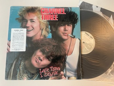 LP Punk Channel Three   Last Time I Drank... (10 Song) ENIGMA US Insert StoC