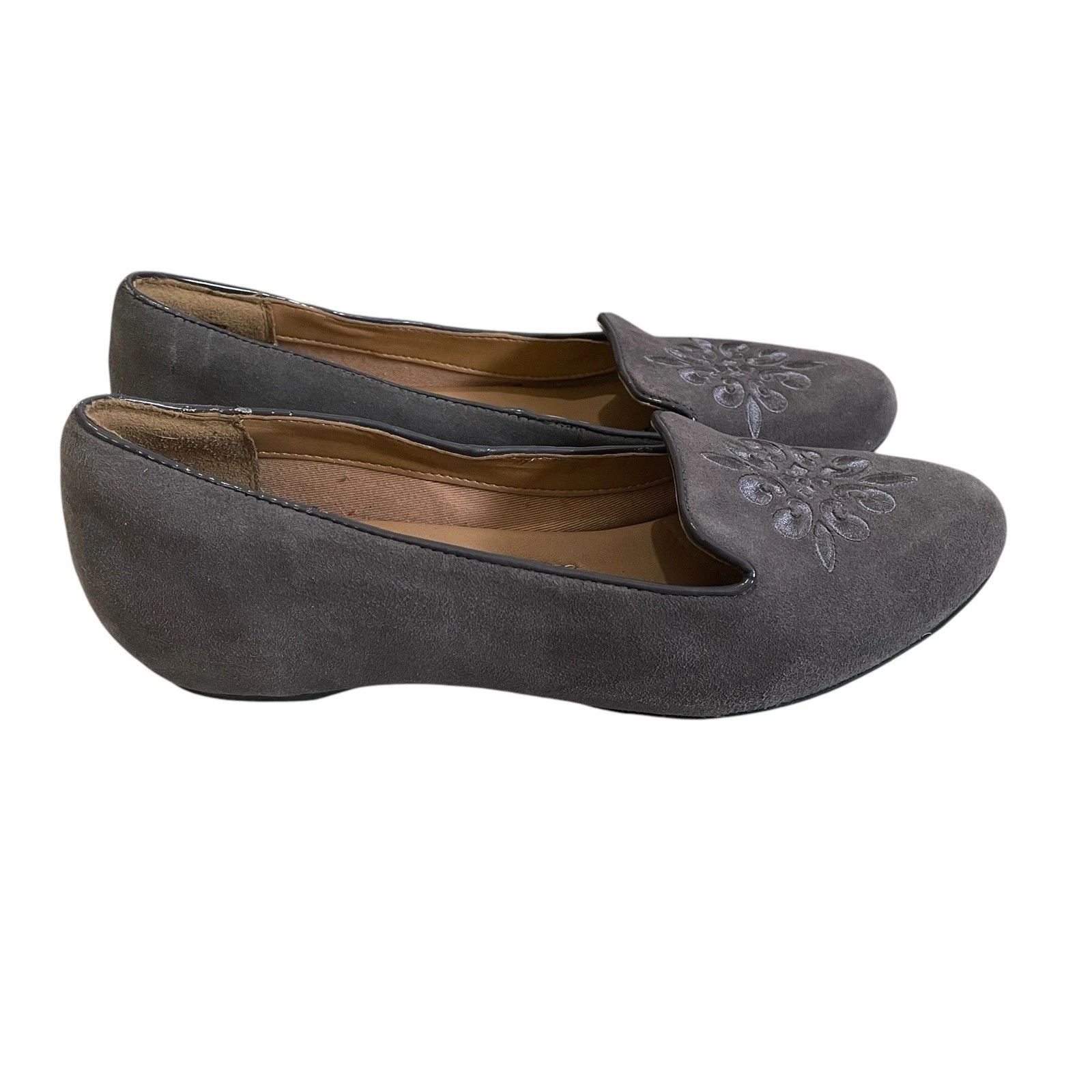Ballerine Clarks Artisan Alitay Kallen viola scamosciate da donna taglia 8