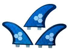 $45 Cardiff Fin Co - F1 large Honeycomb Hexcore - Fits FCS1 - Blue