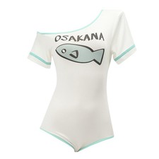 Women's Bodysuit Slim Fit Swimsuit Pool Swimwear Anime-style Jumpsuit Print