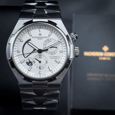 Vacheron Constantin Overseas Dual Time 47450 White Dial 2015 Watch + Papers