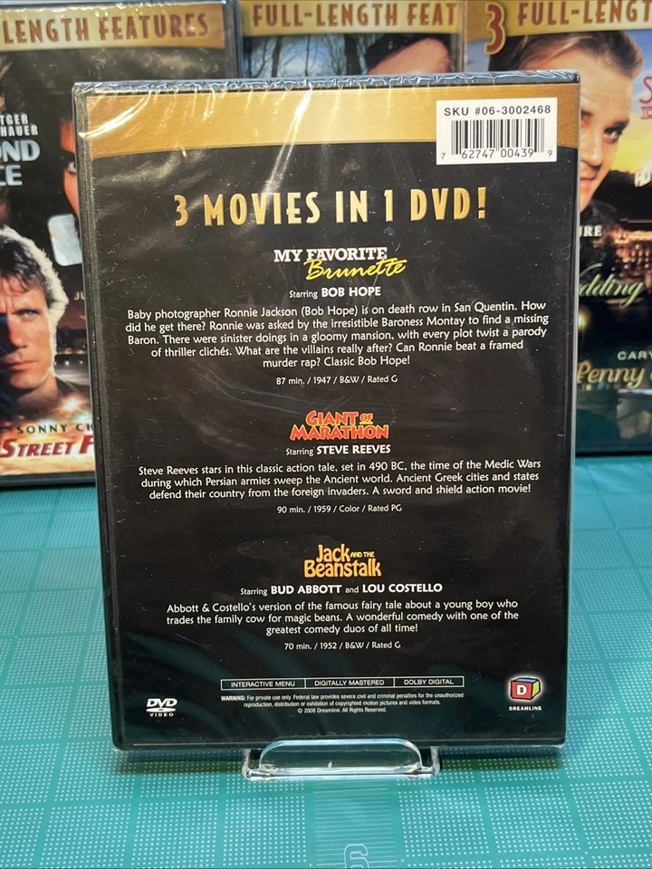 Lot of 6 3 Full Length Features DVDs 18 Movies All New And Sealed Great Deal Foto 3 de 4