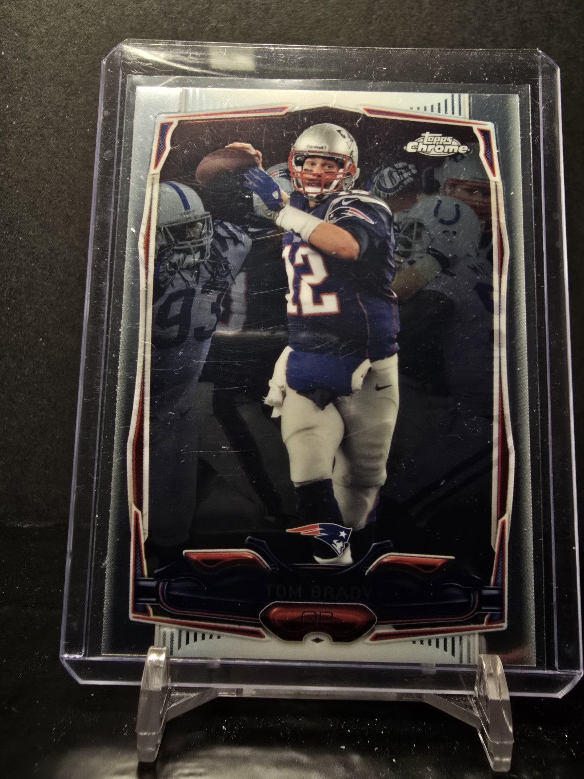 122191 - 2014 Topps Chrome Tom Brady New England Patriots #62
