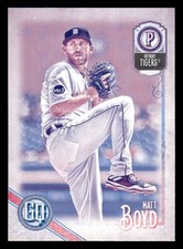 2018 Topps Gypsy Queen #34 Matt Boyd Missing Black Plate Card Detroit Tigers