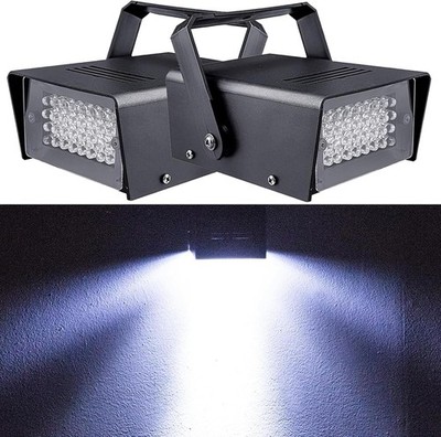 Stroboskop Disco Licht 2 Pack 32 LEDs Party Blitzer Mini Atomic Halloween Bühne