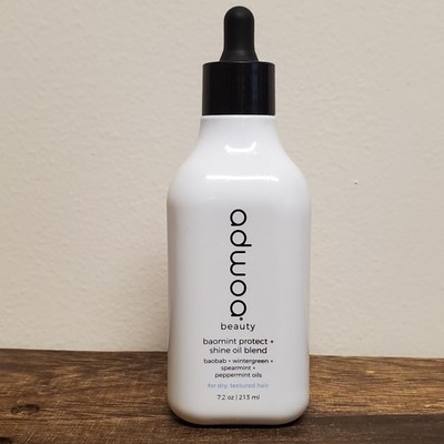 Adwoa Beauty Baomint Protect + Shine Oil Blend Dry Textured Hair Scalp 7.2 Oz 