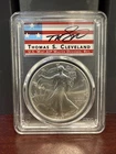 2021 PCGS MS70 ASE Type-2 First Day of Issue hand signed by Thomas S. Cleveland