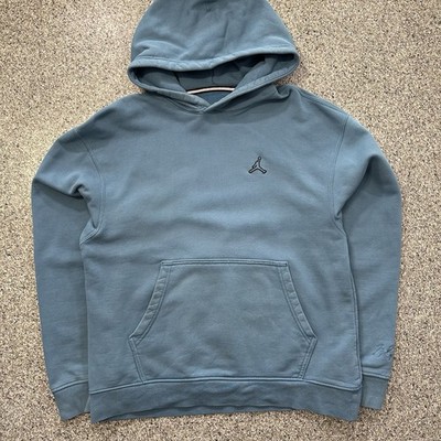 Nike Air Jordan Essentials Pullover Hoodie Mens M Washed Blue DA9818 415