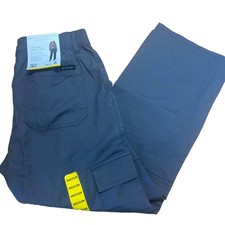 Social Standard by Sanctuary Cargo Crop Pant Womens Medium Black Stretch Washed