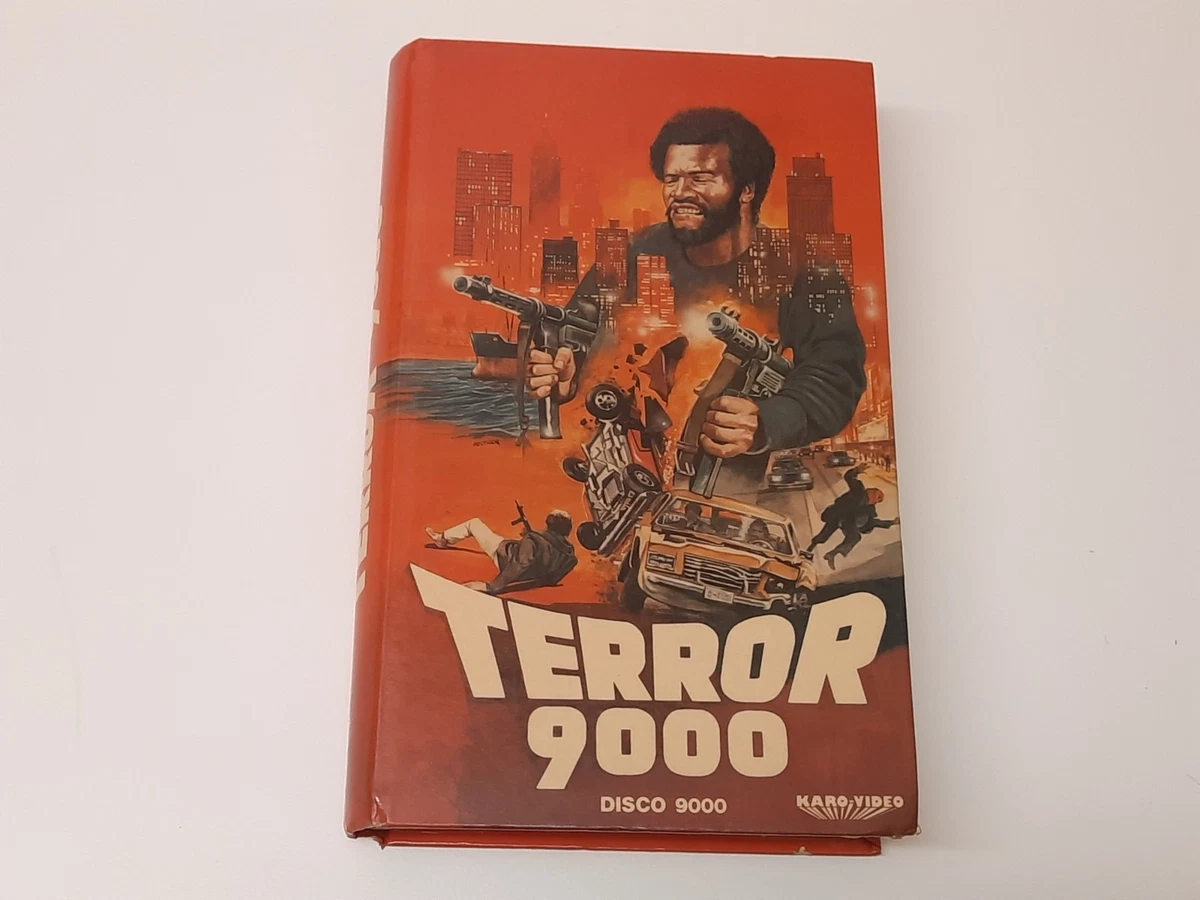 Terror 9000 1976 Uncut VHS German PAL Karo Video Hartbox John Poole Disco 9000