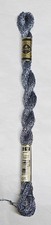 DMC Metallic Pearl Cotton Thread Size5 5317 Blue Gray Silver Embroidery Skein