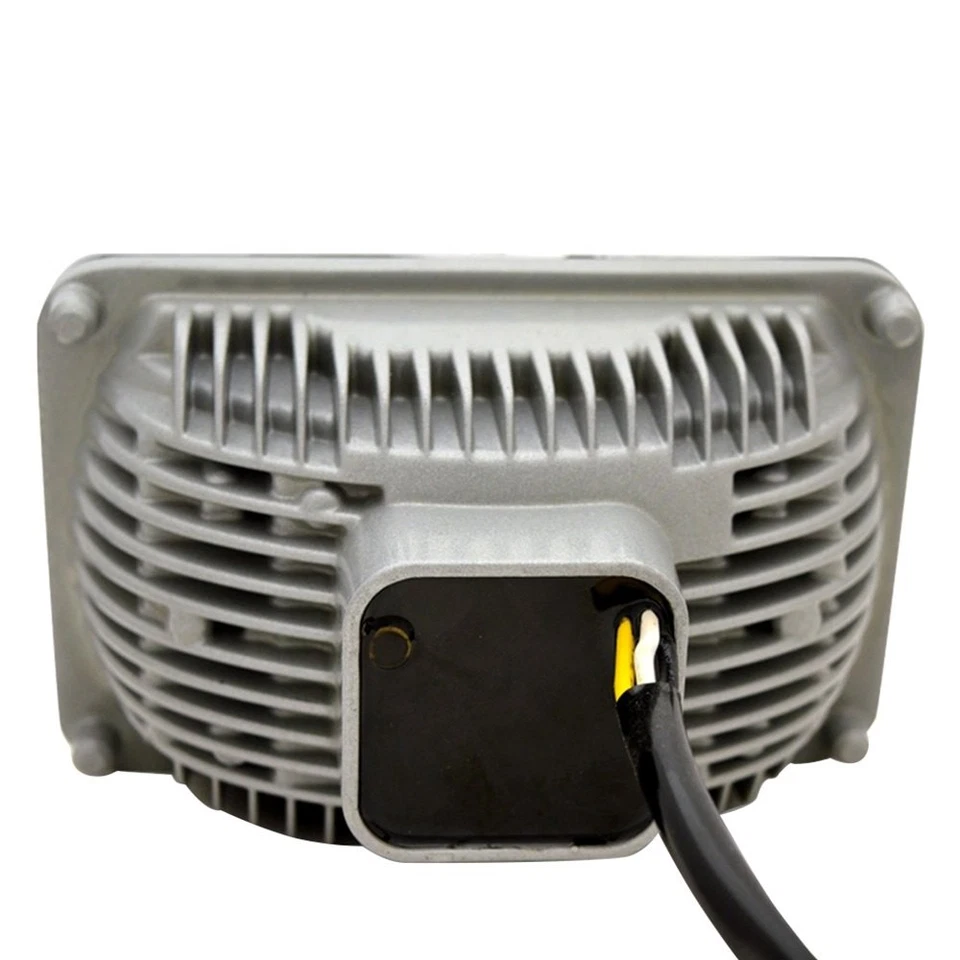 For Mack MS300T Mid-Liner 81-83 Headlight 4x6" Rectangular Chrome Projector LED Foto 2 de 4