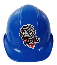 Rocket City Trash Pandas Blue Plastic Kids Helmet Some Scuffs And Marks