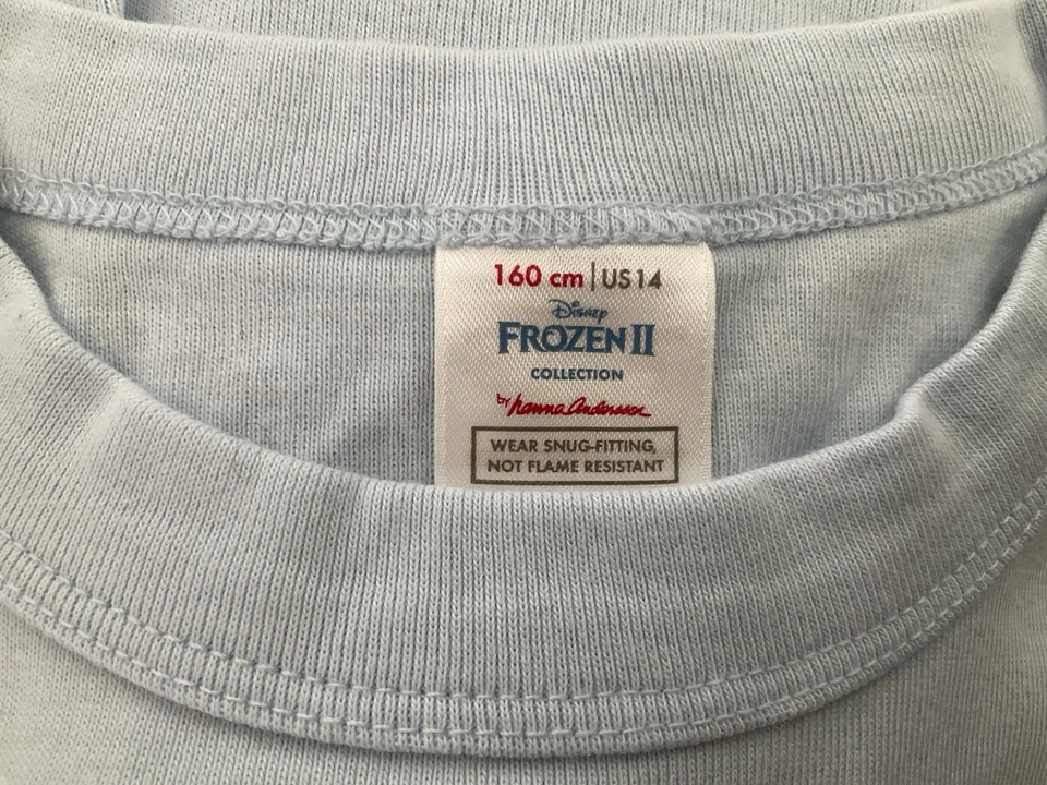 HANNA DIFFERENTSON Frozen II Elsa Disney Pijama Largo Orgánico, Talla 160 (14) Foto 2 de 4
