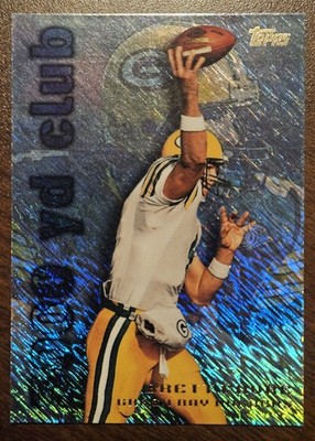 Brett Favre 1995 Topps 1000/3000 Yard Club Power Boosters #34 M/NM Packers
