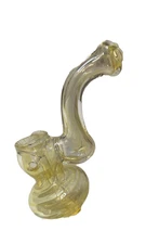 Mini Glass Bubbler | Fumed | 4" - 5"