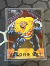 2024 SkyBox Marvel Masterpieces 92 Platinum Strong Guy #85 Clear Cut