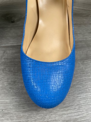 Kate Spade Pumps Womens Size 10 B Shoes Heels Blue Vero Cuoio Made in Italy - Picture 4 of 21