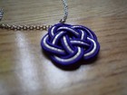 Handmade Blue White Round Knot Decoration Charm Pendant Christmas Tree Japan