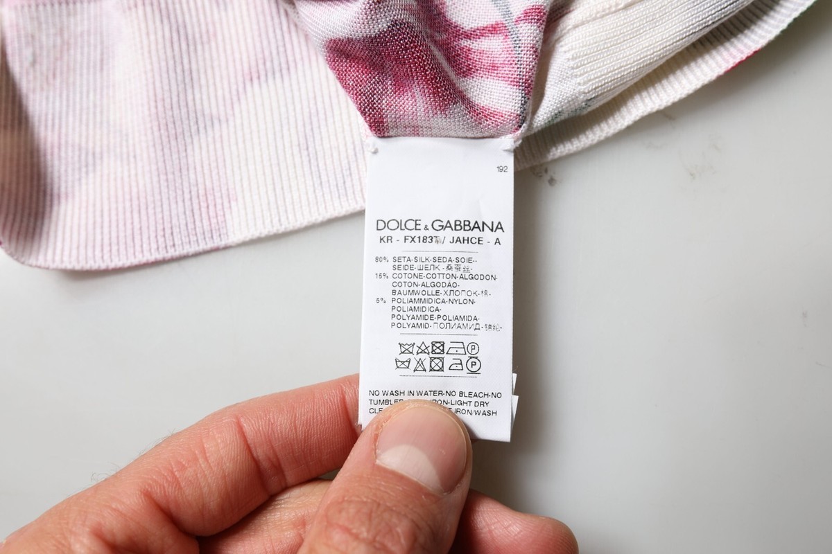 DOLCE&GABBANA ラメロゴタンクトップ ノースリーブ白38*ZC483 Fine-rib tank top with crystal DG logo in White for Women