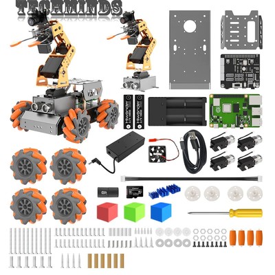 Hiwonder MasterPi Vision AI Robot Open Source Robot Car Robot Arm with Board